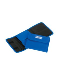 Portafiale con imbottitura colore blu