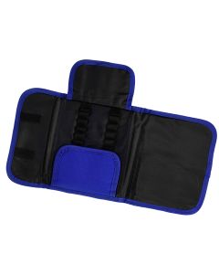 Portafiale con imbottitura colore blu