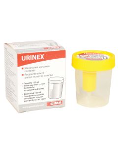 CONTENITORE URINE PLUS 120 ml sterile con campionatore conf. 100 pezzi