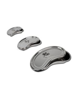 BACINELLA RENIFORME IN ACCIAIO INOX CON COPERCHIO 309x149X59 mm 