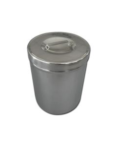PORTACOTONE IN ACCIAIO INOX diametro 127x162 mm - 2litri
