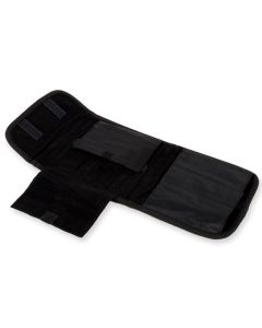 Borsa portaferri chirurgici con imbottitura di protezione e chiusura in velcro nera