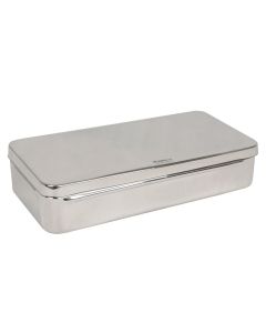 SCATOLA PORTASTRUMENTI IN ACCIAIO INOX 30x15x6 cm