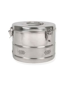 Drum cilindrico per sterilizzazione diametro 240 x h 190 mm Gima