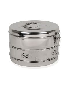 Drum cilindrico per sterilizzazione diametro 240 x h 160 mm Gima