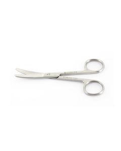 FORBICE CURVA punte smusse in acciaio inox misura 14,5 cm