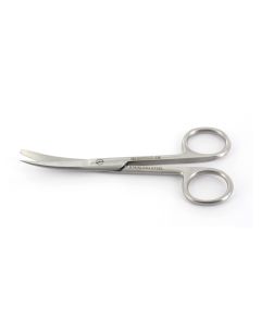 FORBICE CURVA punte alterne in acciaio inox misura 16 cm