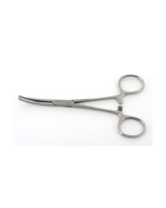 PINZA CHIRURGICA KLEMMER curva in acciaio inox misura 14 cm