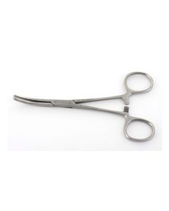 PINZA CHIRURGICA KLEMMER curva in acciaio inox misura 16 cm