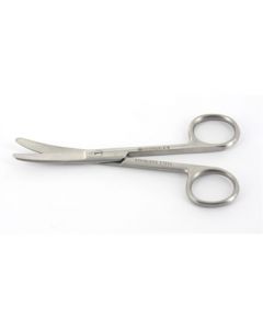 FORBICI CURVE punte smusse in acciaio inox misura 18 cm