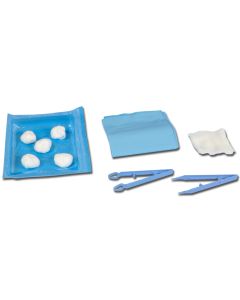 Kit Medicazione Sterile con Pinze, Telino e Garze Gima