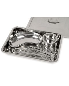 SET FERRI PER MEDICAZIONE kit composto da 8 pezzi in acciaio inox