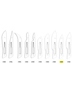 LAME GIMA CARBONIO No. 23 STERILI conf. 100 pezzi