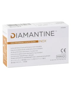 LAME DIAMANTINE INOX N. 10 - sterili conf. 100 pezzi