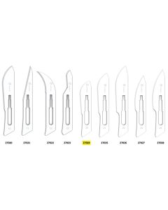 LAME GIMA INOX N. 20 STERILI conf. 100 pezzi