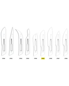 LAME GIMA INOX N. 21 STERILI conf. 100 pezzi