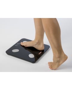 BILANCIA BODY FAT GIMAFIT con APP GIMA e Bluetooth nera 