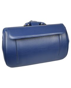 BORSA "KANSAS" SKAY - borsa per medico in pelle blu elettrico