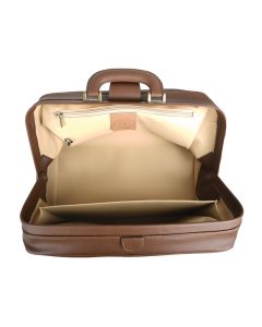 BORSA "INFERMIERA SKAY" - borsa per medico in pelle color cognac