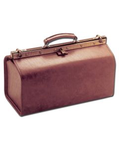 BORSA "GRANDE POLUS SKAY" - borsa in pelle per medico color cognac