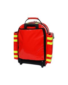 ZAINO LOGIC 2 IN PVC CON TROLLEY GIMA in poliestere colore rosso 