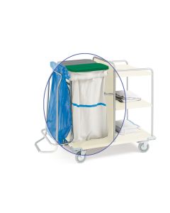 SACCA PER CARRELLI lavabile con banda blu