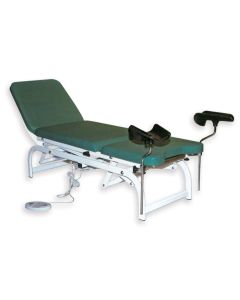 LETTINO GINECOLOGICO ALTEZZA VARIABILE verde