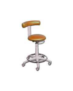 SGABELLO albicocca metallizzato