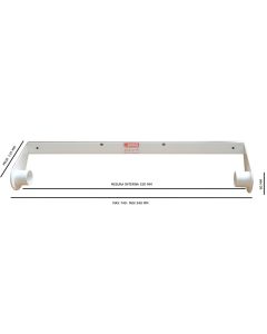 PORTAROTOLO per lettini trattamenti