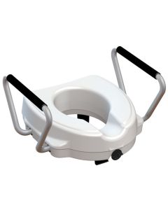 RIALZO PER WC con braccioli fissi altezza 12,5 cm 