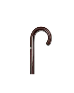 BASTONE IN LEGNO "GIOTTO" manico curvo da uomo 