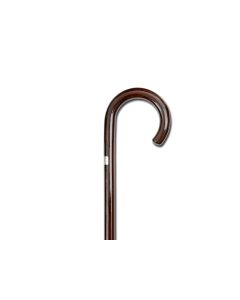 BASTONE IN LEGNO "GIOTTO" manico curvo da donna 