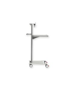 CARRELLO con ripiano e supp. monitor