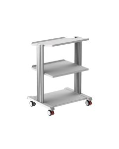 CARRELLO SMART 2 ripiani 50x42 cm con base 