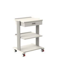 CARRELLO SMART 2 ripiani 50x42 cm con base e cassetto