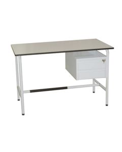 SCRIVANIA PER STUDIO MEDICO 120x70 cm - con 2 cassetti 