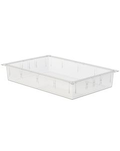 CASSETTO ISO PLASTICA TRASPARENTE 600x400x100 mm Chiuso