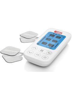 Dispositivo elettroterapeutico tens a 2 canali con 6 programmi-Gima