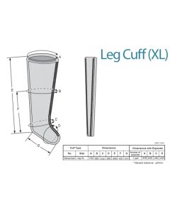 Gambale a 6 camere XL - ricambio per cod. 28441 Gima