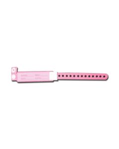 Braccialetto identificativo rosa neonata conf. 100 pz -Gima