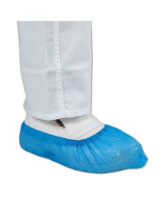 Rays Lifeguard Copriscarpe monouso blu in PE antiscivolo conf. 100 pezzi