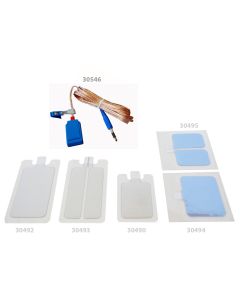 Cavo per placche monouso e in metallo per elettrobisturi  - connettore 6,3 mm con spaziatore - 5 m 