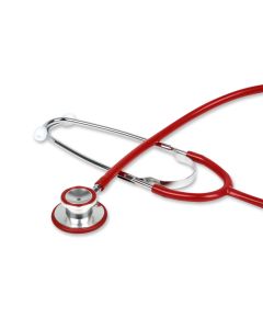 STETOSCOPIO IN ALLUMINIO MODELLO TRAD GIMA colore rosso