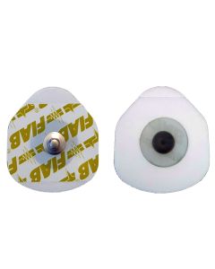 Fiab F9079P Elettrodo monouso Ecg 32x36 mm (ovale)  connessione a clip PEDIATRICO conf. 100 pezzi