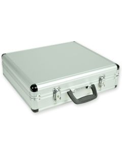 Valigetta alluminio vuota con scomparti ed elastici 40x35x10 cm Gima