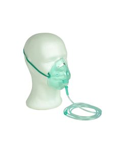 Mascherina ossigeno per adulti regolabile con tubo Gima