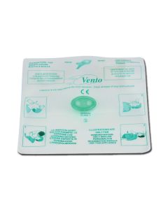 Mascherina Vento bocca a bocca con valvola unidirezionale confezione polybag