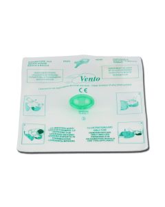 Mascherina Vento bocca a bocca con valvola unidirezionale con portachiavi