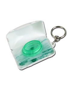 Mascherina Vento bocca a bocca con valvola unidirezionale con portachiavi