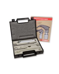 Set laringoscopio pediatrico 2,5 V 3 lame (Miller 1-2-3) Gima